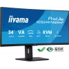 Monitor komputerowy iiyama ProLite XCB3497WQSNP-B1 86,4 cm (34 cale) 3440 x 1440 pikseli UltraWide Quad HD LED Czarny