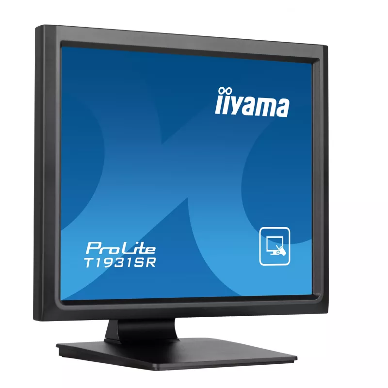 Monitor komputerowy iiyama ProLite T1931SR-B1S 48,3 cm (19 cali) 1280 x 1024 pikseli SXGA LCD z ekranem dotykowym Czarny