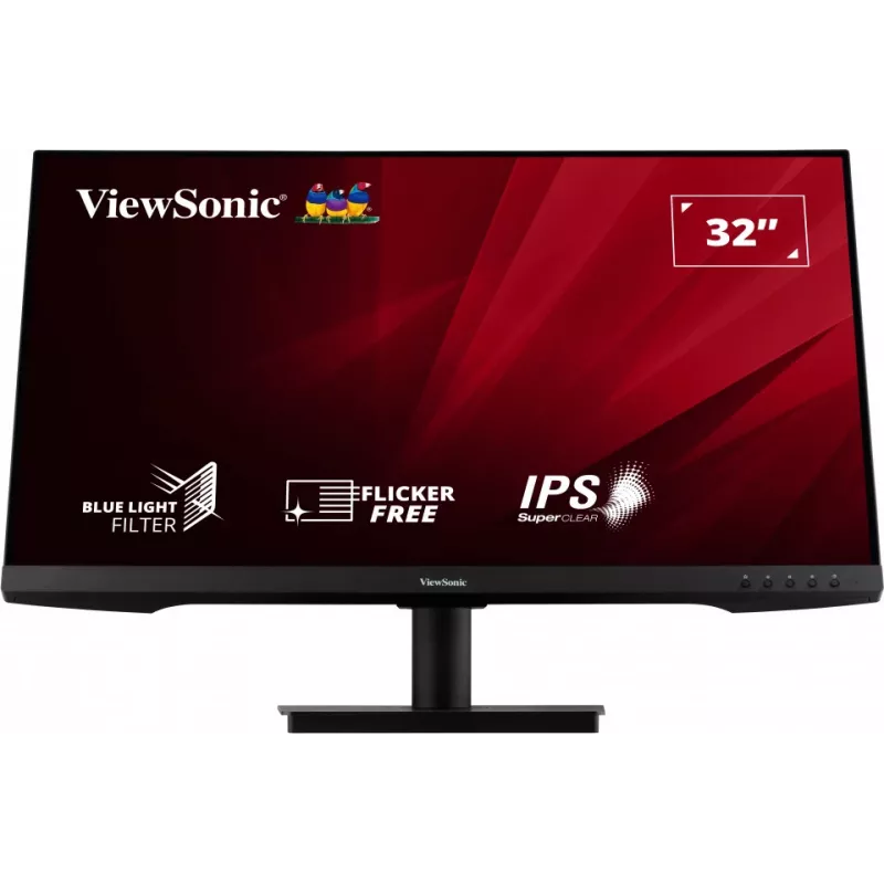 Monitor komputerowy Viewsonic VA VA3209-2K-MHD 81,3 cm (32 cale) 2560 x 1440 pikseli Quad HD Czarny