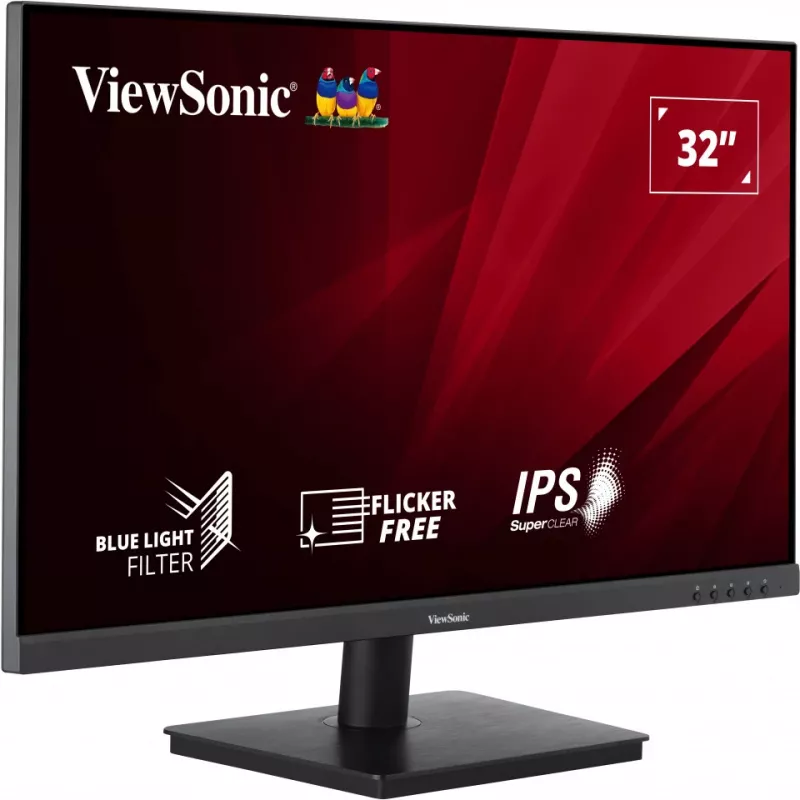 Monitor komputerowy Viewsonic VA VA3209-2K-MHD 81,3 cm (32 cale) 2560 x 1440 pikseli Quad HD Czarny