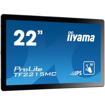 Monitor komputerowy iiyama ProLite TF2215MC-B2 54,6 cm (21,5 cala) 1920 x 1080 pikseli Full HD LED Dotykowy Multi-użytkownik Czarny