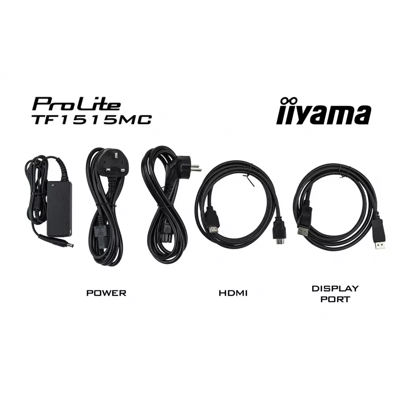 Monitor komputerowy iiyama TF1515MC-B2 38,1 cm (15 cali) 1024 x 768 pikseli XGA LED Dotykowy Czarny