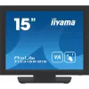 Monitor komputerowy iiyama T1531SR-B1S 38,1 cm (15 cali) 1024 x 768 pikseli XGA LCD z ekranem dotykowym, czarny
