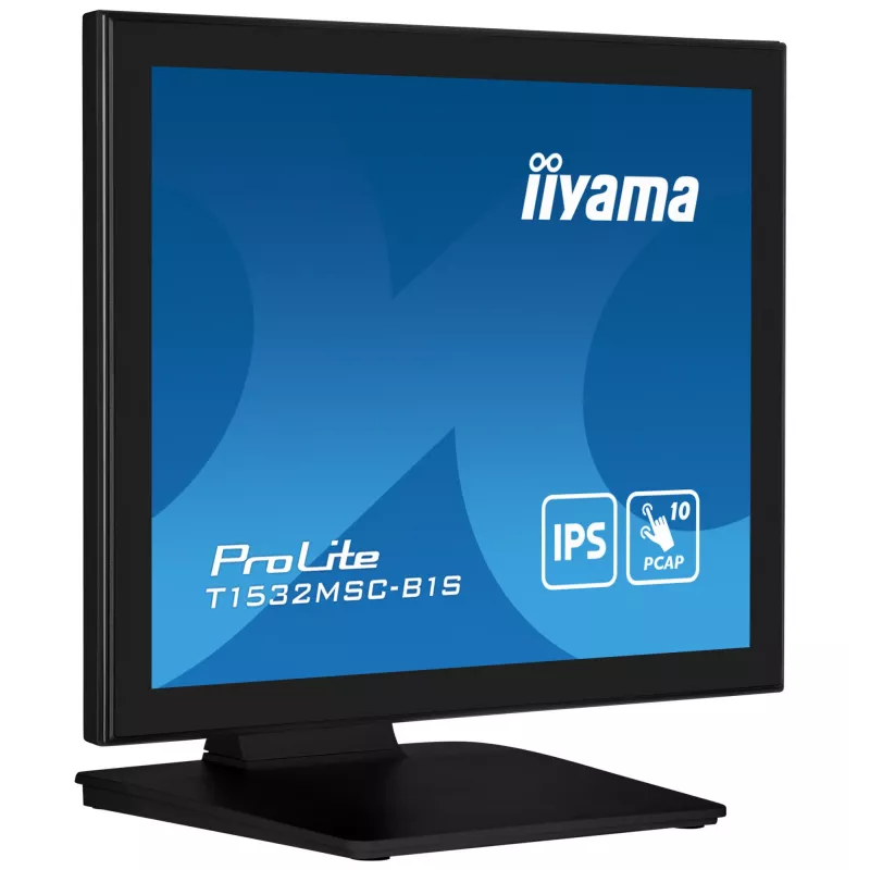 Monitor komputerowy iiyama ProLite T1532MSC-B1S 38,1 cm (15 cali) 1024 x 768 pikseli XGA LCD Dotykowy Czarny