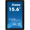 Monitor komputerowy iiyama ProLite TF1633MSC-B1 39,6 cm (15,6 cala) 1920 x 1080 pikseli Full HD Dotykowy Czarny