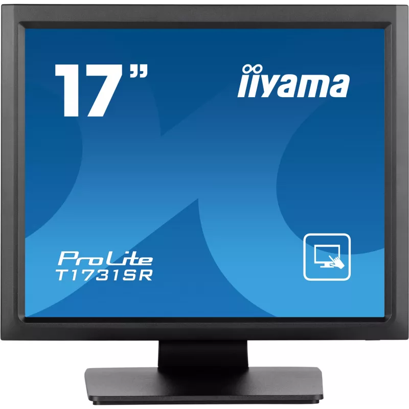 Monitor komputerowy iiyama ProLite T1731SR-B1S 43,2 cm (17 cali) 1280 x 1024 pikseli SXGA LCD Dotykowy Czarny