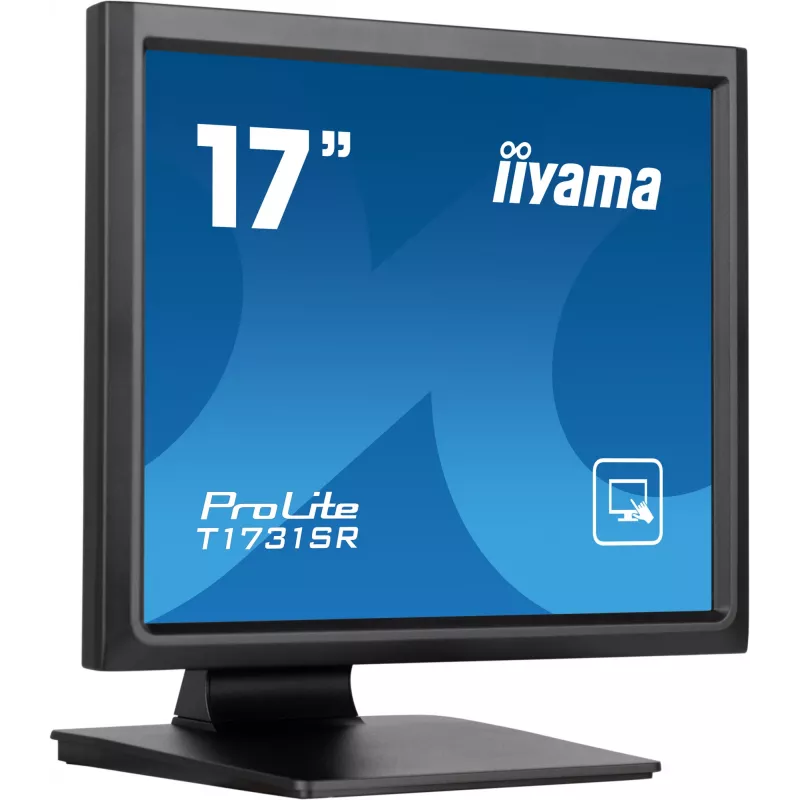 Monitor komputerowy iiyama ProLite T1731SR-B1S 43,2 cm (17 cali) 1280 x 1024 pikseli SXGA LCD Dotykowy Czarny