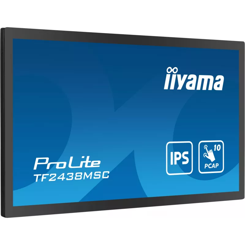 Monitor komputerowy iiyama TF2438MSC-B1 60,5 cm (23,8 cala) 1920 x 1080 pikseli Full HD LED Dotykowy Czarny