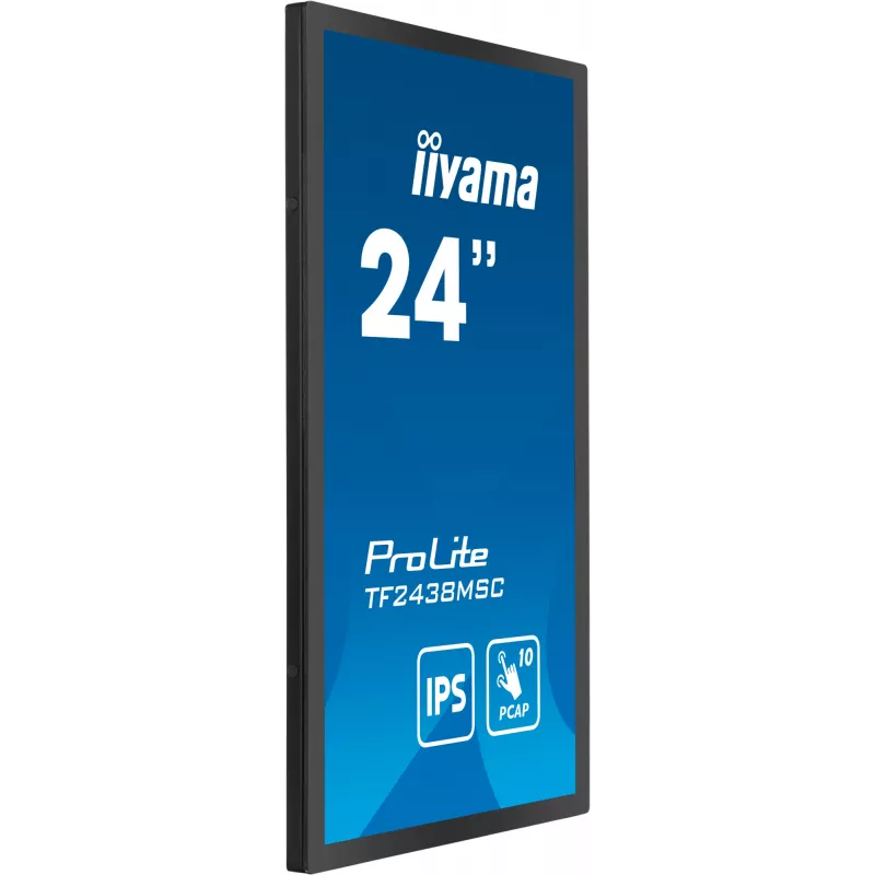 Monitor komputerowy iiyama TF2438MSC-B1 60,5 cm (23,8 cala) 1920 x 1080 pikseli Full HD LED Dotykowy Czarny