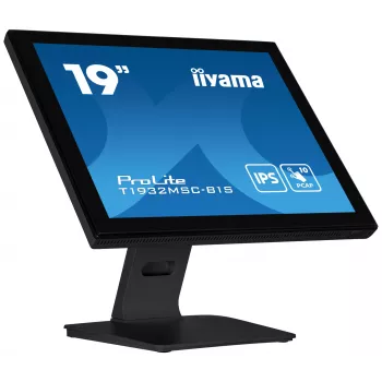 Monitor komputerowy iiyama ProLite T1932MSC-B1S 48,3 cm (19 cali) 1280 x 1024 pikseli Full HD LED Dotykowy Na biurko Czarny