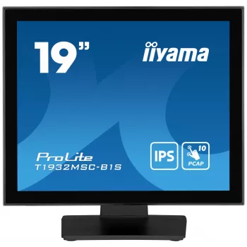 Monitor komputerowy iiyama ProLite T1932MSC-B1S 48,3 cm (19 cali) 1280 x 1024 pikseli Full HD LED Dotykowy Na biurko Czarny