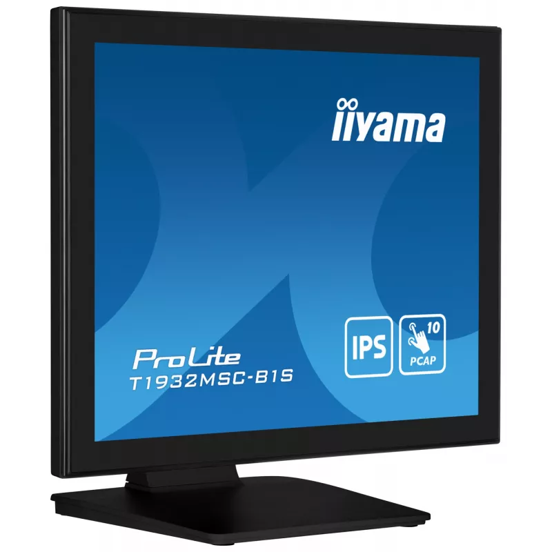 Monitor komputerowy iiyama ProLite T1932MSC-B1S 48,3 cm (19 cali) 1280 x 1024 pikseli Full HD LED Dotykowy Na biurko Czarny