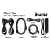 Monitor komputerowy iiyama TF1015MC-B3 25,6 cm (10,1 cala) 1280 x 800 pikseli HD LED z ekranem dotykowym, czarny