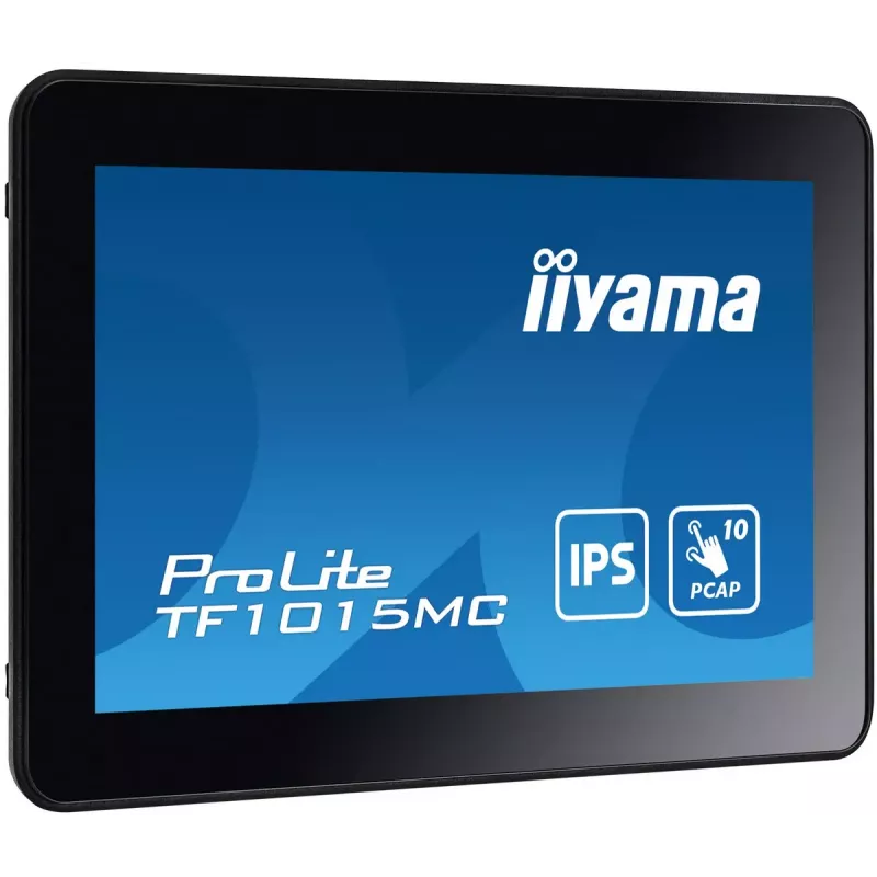 Monitor komputerowy iiyama TF1015MC-B3 25,6 cm (10,1 cala) 1280 x 800 pikseli HD LED z ekranem dotykowym, czarny