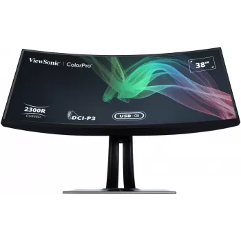 Monitor komputerowy Viewsonic VP3881A 96,5 cm (38 cali) 3840 x 1600 pikseli Quad HD+ LED Czarny