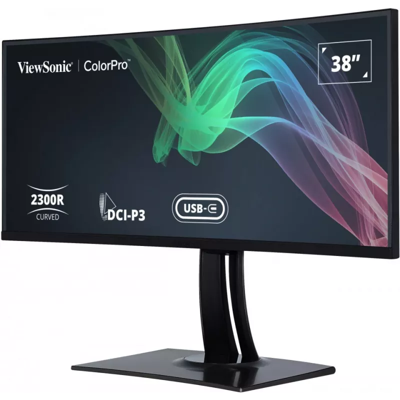 Monitor komputerowy Viewsonic VP3881A 96,5 cm (38 cali) 3840 x 1600 pikseli Quad HD+ LED Czarny