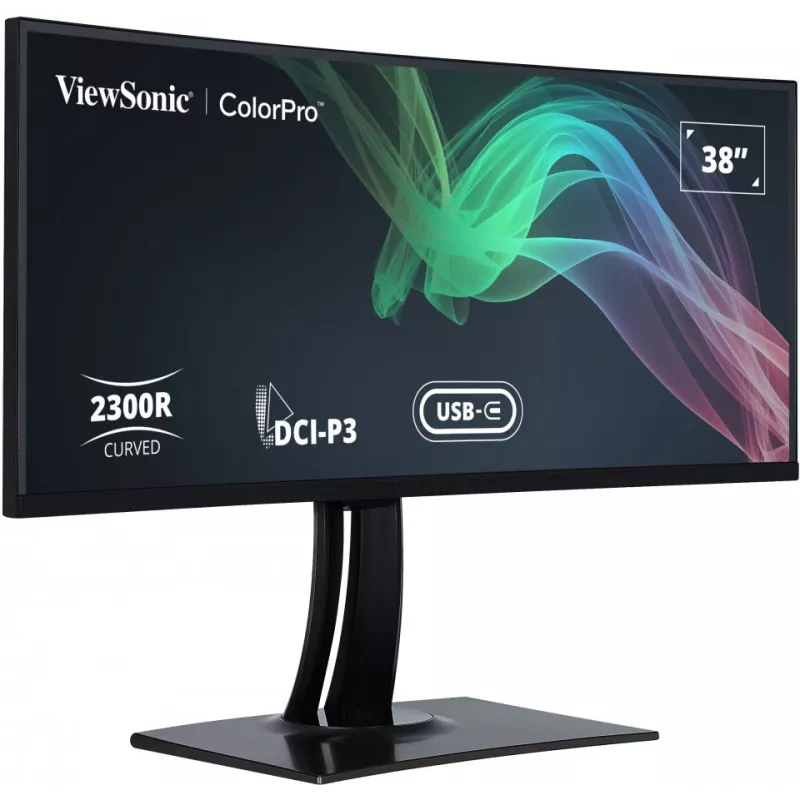 Monitor komputerowy Viewsonic VP3881A 96,5 cm (38 cali) 3840 x 1600 pikseli Quad HD+ LED Czarny