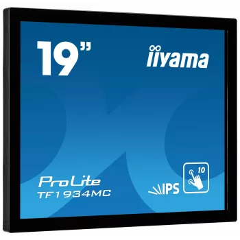 Monitor komputerowy iiyama ProLite TF1934MC-B7X 48,3 cm (19 cali) 1280 x 1024 pikseli SXGA LED z ekranem dotykowym, czarny