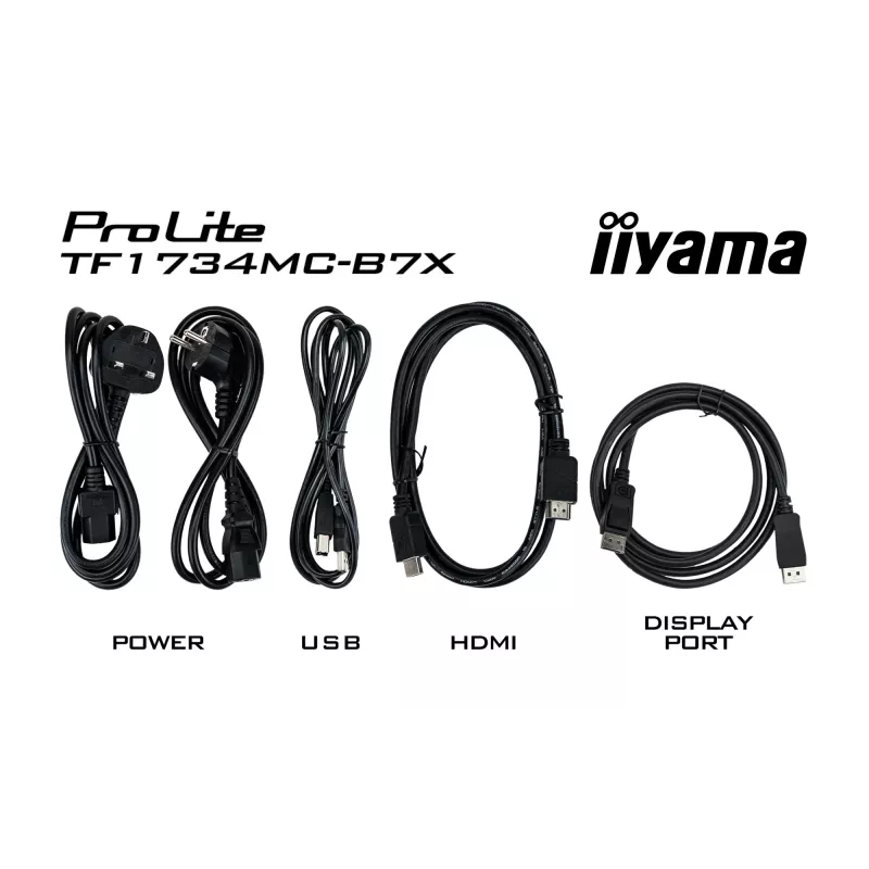 Monitor komputerowy iiyama TF1734MC-B7X 43,2 cm (17 cali) 1280 x 1024 pikseli SXGA LED Dotykowy Czarny
