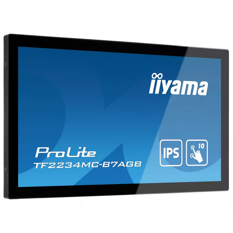 Monitor komputerowy iiyama ProLite TF2234MC-B7AGB 54,6 cm (21,5 cala) 1920 x 1080 pikseli Full HD LED Dotykowy Wielu użytkowników Czarny
