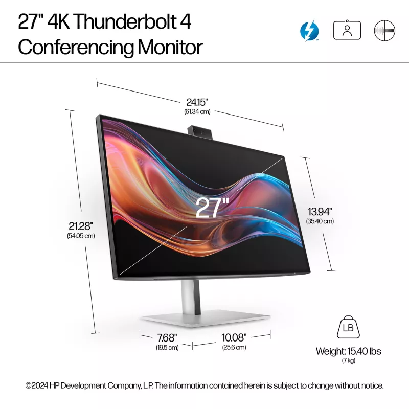 Monitor konferencyjny HP Series 7 Pro 27 cali 4K - 727pm