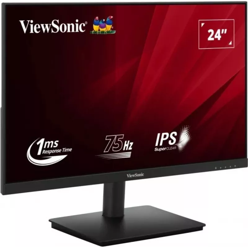 Monitor komputerowy Viewsonic VA240-H-2 60,5 cm (23,8 cala) 1920 x 1080 pikseli Full HD LED Czarny