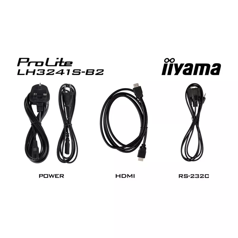 iiyama LH3241S-B2 Wyświetlacz sygnalizacyjny, design kiosku 80 cm (31,5 cala) LED 350 cd/m² Full HD Czarny 24/7
