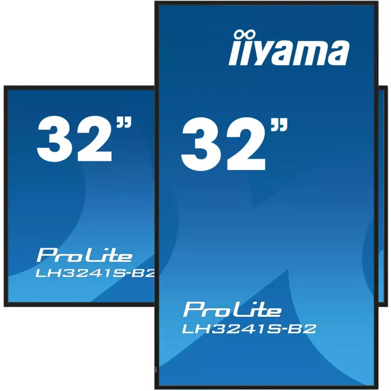 iiyama LH3241S-B2 Wyświetlacz sygnalizacyjny, design kiosku 80 cm (31,5 cala) LED 350 cd/m² Full HD Czarny 24/7