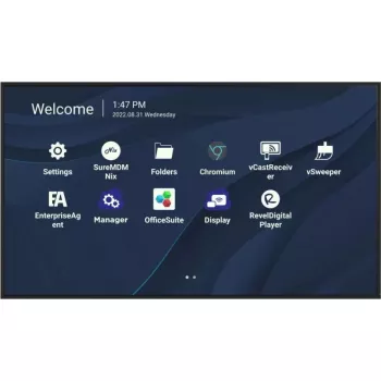 Viewsonic CDE7530 Wyświetlacz informacyjny 190,5 cm (75 cali) Wi-Fi 450 cd/m² 4K Ultra HD Czarny Wbudowany procesor Android 11
