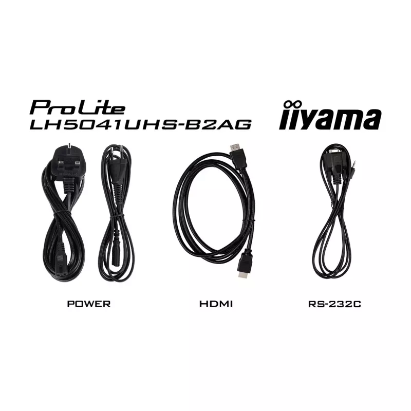 iiyama LH5041UHS-B2AG Wyświetlacz reklamowy Cyfrowy panel płaski 127 cm (50 cali) LCD 500 cd/m² 4K Ultra HD Czarny 24/7