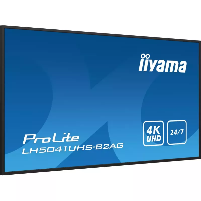 iiyama LH5041UHS-B2AG Wyświetlacz reklamowy Cyfrowy panel płaski 127 cm (50 cali) LCD 500 cd/m² 4K Ultra HD Czarny 24/7