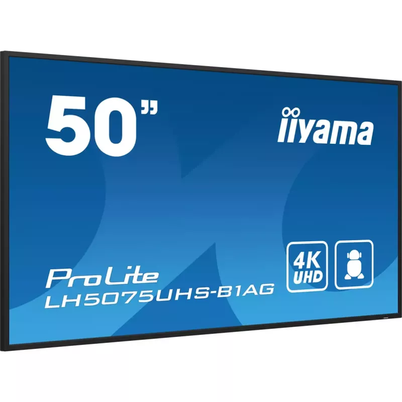 Cyfrowy panel informacyjny iiyama LH5075UHS-B1AG 49,5 cala LCD 4K Ultra HD 3840 x 2160