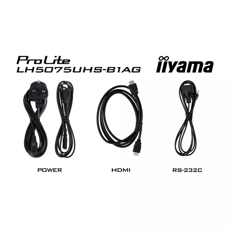 Cyfrowy panel informacyjny iiyama LH5075UHS-B1AG 49,5 cala LCD 4K Ultra HD 3840 x 2160
