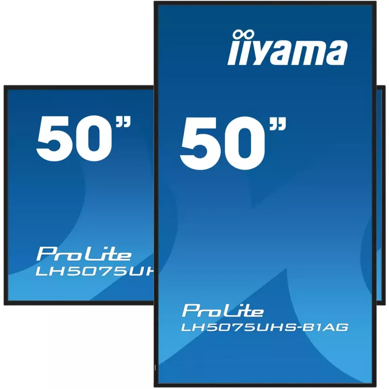 Cyfrowy panel informacyjny iiyama LH5075UHS-B1AG 49,5 cala LCD 4K Ultra HD 3840 x 2160