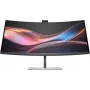 Monitor konferencyjny HP Series 7 Pro 34 cal WQHD - 734pm, 86,4 cm (34 inch), 3440 x 1440 pikseli, Wide Quad HD, LCD, 5 ms, Czarny, Srebrny