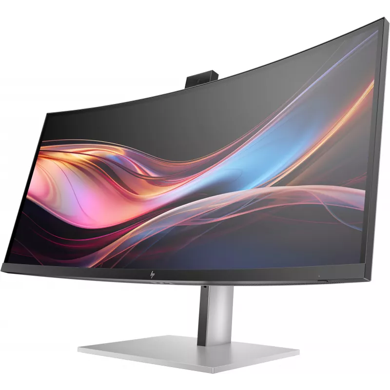 Monitor konferencyjny HP Series 7 Pro 34 cal WQHD - 734pm, 86,4 cm (34 inch), 3440 x 1440 pikseli, Wide Quad HD, LCD, 5 ms, Czarny, Srebrny