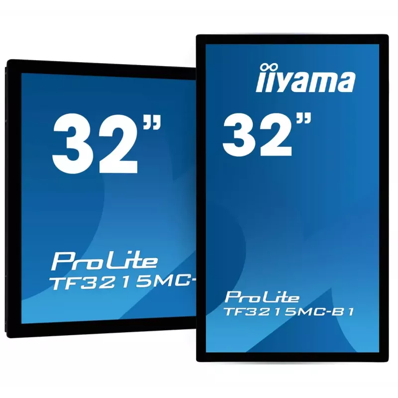 Monitor komputerowy iiyama ProLite TF3215MC-B2 80 cm (31,5 cala) 1920 x 1080 pikseli Full HD LED z ekranem dotykowym Kiosk Czarny