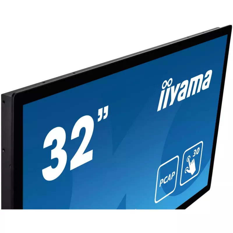 Monitor komputerowy iiyama ProLite TF3215MC-B2 80 cm (31,5 cala) 1920 x 1080 pikseli Full HD LED z ekranem dotykowym Kiosk Czarny