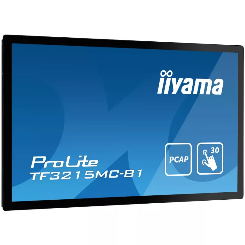 Monitor komputerowy iiyama ProLite TF3215MC-B2 80 cm (31,5 cala) 1920 x 1080 pikseli Full HD LED z ekranem dotykowym Kiosk Czarny