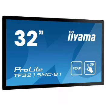 Monitor komputerowy iiyama ProLite TF3215MC-B2 80 cm (31,5 cala) 1920 x 1080 pikseli Full HD LED z ekranem dotykowym Kiosk Czarny