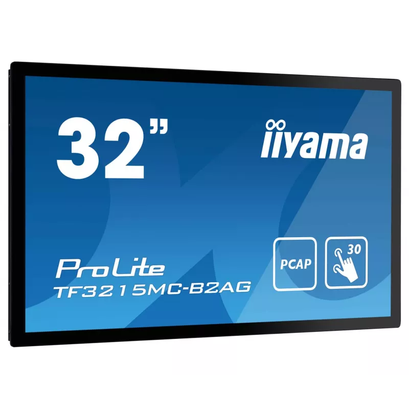 Monitor komputerowy iiyama ProLite TF3215MC-B2AG 80 cm (31.5 cala) 1920 x 1080 pikseli Full HD LED dotykowy Kiosk Czarny