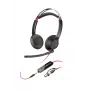 HP Poly Blackwire 5220 Zestaw słuchawkowy stereo USB-C + wtyk 3,5 mm + adapter USB-C/A