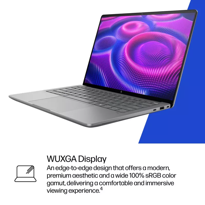 HP ZBook Ultra G1a Copilot+ PC AMD Ryzen AI Max PRO 390 35,6 cm (14 cali) WUXGA 32 GB LPDDR5x-SDRAM Wi-Fi 7 (802.11be) Windows 11 Pro AI Workstation, AI PC Srebrny