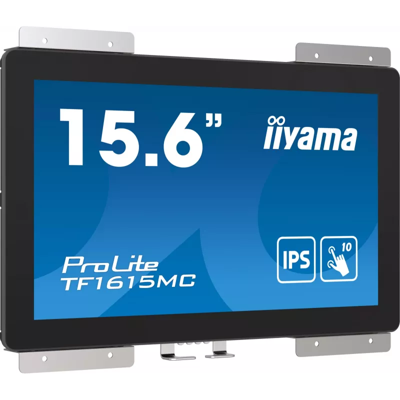 Monitor komputerowy iiyama ProLite TF1615MC-B1 39,6 cm (15,6 cala) 1920 x 1080 pikseli Full HD dotykowy Czarny