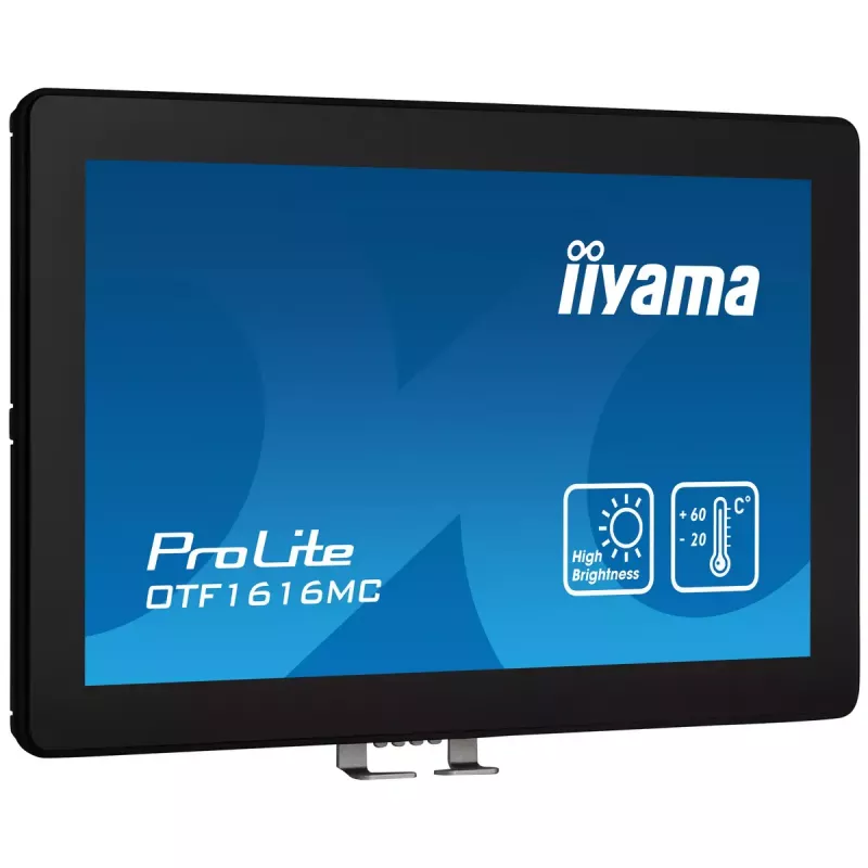 Monitor komputerowy iiyama OTF1616MC-B1 39,6 cm (15,6 cala) 1920 x 1080 pikseli Full HD LCD Dotykowy Czarny