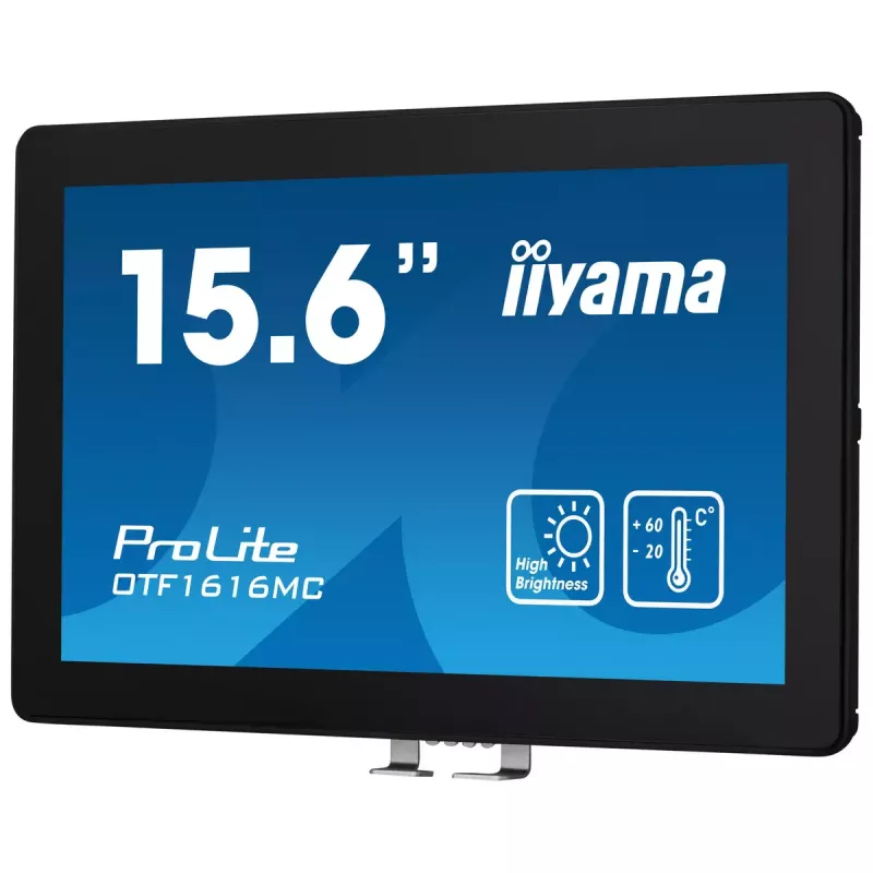 Monitor komputerowy iiyama OTF1616MC-B1 39,6 cm (15,6 cala) 1920 x 1080 pikseli Full HD LCD Dotykowy Czarny