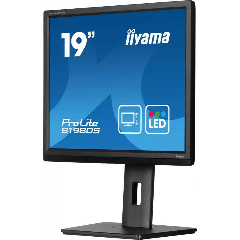 Monitor komputerowy iiyama ProLite B1980S-B1 48,3 cm (19 cali) 1280 x 1024 pikseli VGA LED Czarny