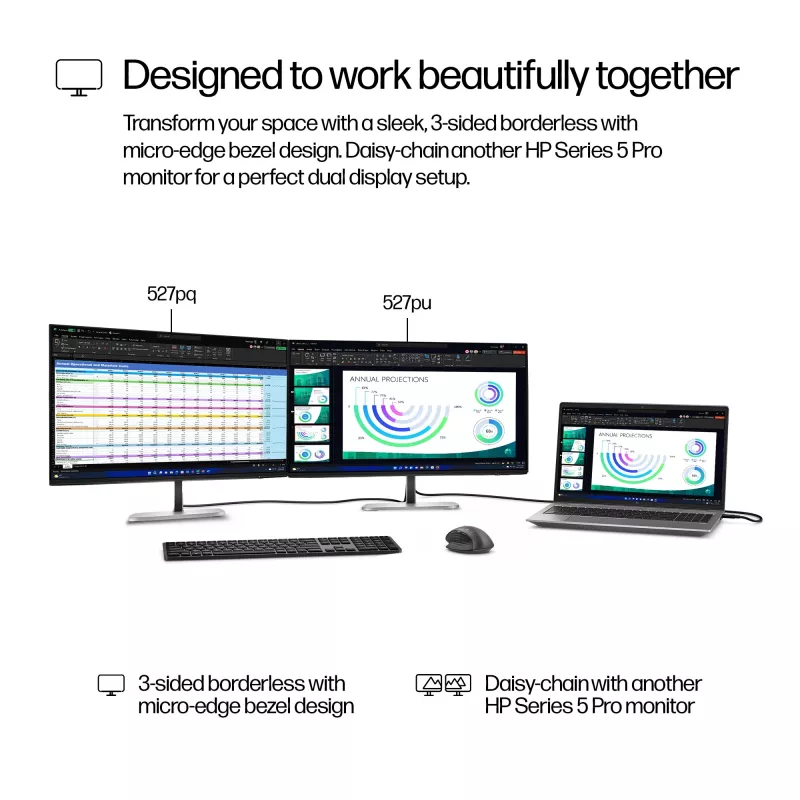 Monitor HP Series 5 Pro 27 cali QHD USB-C LCD 2560 x 1440
