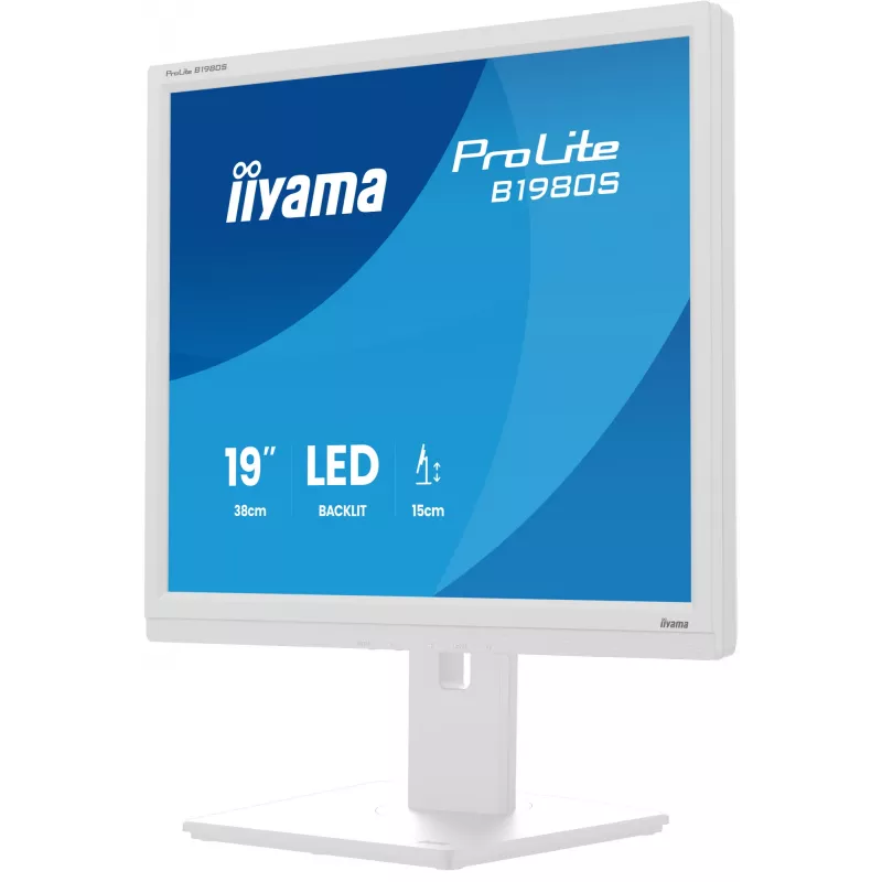 Monitor komputerowy iiyama ProLite B1980S-W1 48,3 cm (19 cali) 1280 x 1024 pikseli SVGA LED Biały