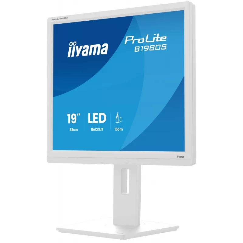 Monitor komputerowy iiyama ProLite B1980S-W1 48,3 cm (19 cali) 1280 x 1024 pikseli SVGA LED Biały
